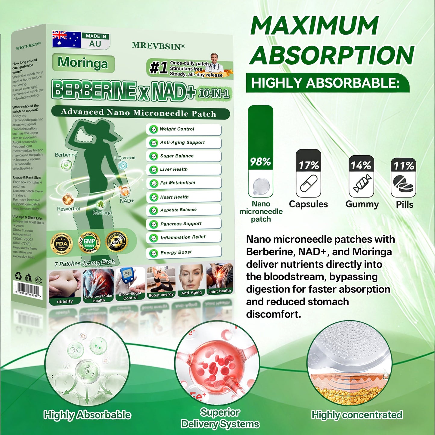 𝐀𝐔 𝐃𝐨𝐜𝐭𝐨𝐫 𝐑𝐞𝐜𝐨𝐦𝐦𝐞𝐧𝐝𝐞𝐝🪬|  𝐌𝐑𝐄𝐕𝐁𝑺𝑰𝑵® 𝐔𝐩𝐠𝐫𝐚𝐝𝐞𝐝 𝐋𝐚𝐫𝐠𝐞-𝐂𝐨𝐯𝐞𝐫𝐚𝐠𝐞 𝟏𝟎-𝐢𝐧-𝟏 𝐀𝐝𝐯𝐚𝐧𝐜𝐞𝐝 𝐍𝐚𝐧𝐨 𝐌𝐢𝐜𝐫𝐨𝐧𝐞𝐞𝐝𝐥𝐞 𝐏𝐚𝐭𝐜𝐡 (𝐉𝐮𝐬𝐭 𝐨𝐧𝐜𝐞 𝐚 𝐝𝐚𝐲, 𝐯𝐢𝐬𝐢𝐛𝐥𝐞 𝐜𝐡𝐚𝐧𝐠𝐞𝐬 𝐢𝐧 𝟕 𝐝𝐚𝐲𝐬)